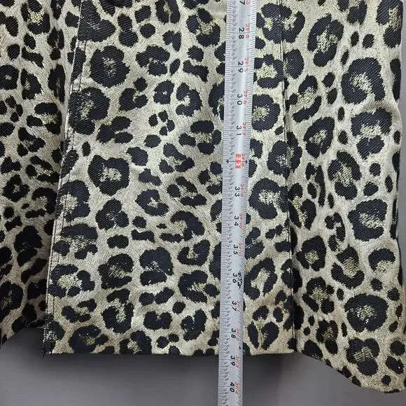 Alice + Olivia Charla Leopard Trench Size Large - Picture 5 of 7
